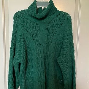 Dark green sweater